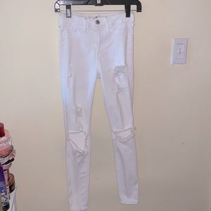 White Hollister jeans